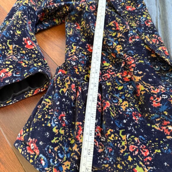 ANTHROPOLOGIE CARTONNIER DUSK GARDEN CORD BLAZER JACKET SZ 8 - Picture 5 of 6